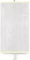 Šildytuvas Infraraudonųjų spindulių šildytuvas - lanksti šildymo plokštė 430 W TRIO 14 modelis skaidrus, matmenys 100 x 57 cm su reguliatoriumi