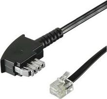 Goobay Telefono laidas TAE-N -> RJ11 6m, juodas
