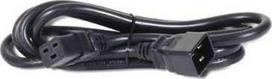Bachmann maitinimo kabelis BACHMANN Maitinimo kabelis IEC320/C19-C20 16A/250V IEC jungtis, juodas, 0,5 m
