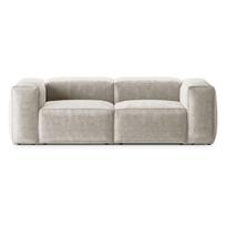Smėlio spalvos iš kordinio velveto sofa 224 cm Bergamo – Cosmopolitan Design