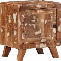 Spintelė prie lovos 40x32x46 cm Regeneruota medžio masyvo