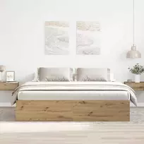 Lovos rėmas be čiužinio, artisano ąžuolo, 180x200 cm