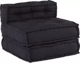 Modulinė sofa, antracito spalvos, 70x70x54 cm, audinys