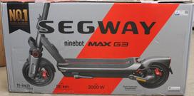 SALE OUT. | Segway MAX G3 E | eKickScooter | 2000 W | Up to 25 km/h | 11 " | 24 month(s) | Black | DAMAGED PACKAGING AND PAINT, ITEM AND PARTS ARE SCRATCHED, DIRTY, INSTALLATION MARKS
