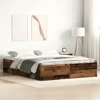 Lovos rėmas be čiužinio, medienos dizaino, 150x200 cm