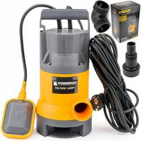 Automatinis panardinamasis vandens siurblys Powermat, 1600 W, išsiurbia iki 8–10 cm virš dugno