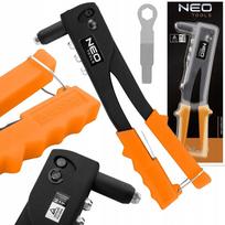 NEO TOOLS kniediklis plieninėms, nerūdijančiojo plieno ir aliumininėms kniedėms