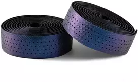 Rockbros Handlebar Tape Perforated Silicone with Chameleon Effect – Violetinė