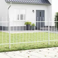 Sodo tvora WOERDEN 9 vnt. 15,3 x 1,2 m Miltelinis plienas Balta