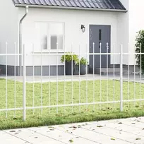 Sodo tvora WOERDEN 6 vnt. 10,2 x 1 m Miltelinis plienas Balta