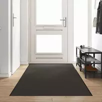 Durų kilimėlis Kita Antracito ir juoda 120 x 350 cm