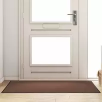 Durų kilimėlis Ruda ir juoda 90 x 150 cm 100% poliamidas