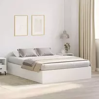 Lova su daiktų laikymo vieta su saugykla Balta 160 x 200 cm