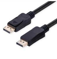 Value VALUE Kabelis DisplayPort, v2.1, 10K@60Hz, 40Gbit/s, UHBR10, DP-DP, M/M, juoda, 2 m