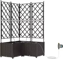 Sodo vazonas 3 pcs Ruda Plienas
