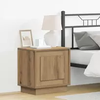 Šalia lovos spintelė 2 pcs Amatininkų ąžuolas 44 x 34,5 x 45 cm