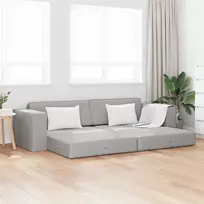 Sofa lova Debesų pilka 245 x 78 x 77 cm audinys