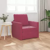 Sofa lova Vyno raudona 74 x 77 x 81 cm Aksomas