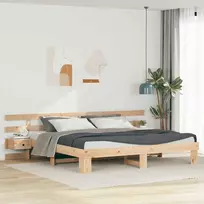 Lovos rėmas Ruda 180 x 200 cm Kietos pušies mediena