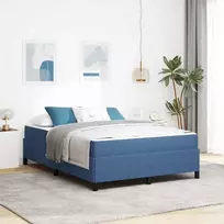 Lovos rėmas su čiužiniu Mėlyna 140 x 190 cm audinys