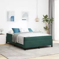Lovos rėmas Tamsiai žalia 140 x 190 cm audinys