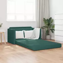 Sofa lova Tamsiai žalia 124 x 71 x 78 cm audinys
