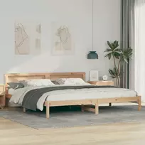 Lovos rėmas Ruda 180 x 200 cm Kietos pušies mediena