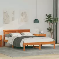 Lovos rėmas Vaško ruda 140 x 190 cm Kietos pušies mediena