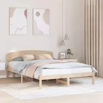 Lovos rėmas Natūrali 160 x 200 cm Kietos pušies mediena