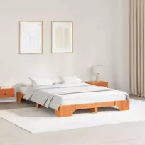 Lovos rėmas Vaško ruda 150 x 200 cm Kietos pušies mediena