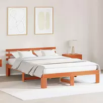 Lovos rėmas Vaško ruda 140 x 200 cm Kietos pušies mediena