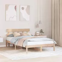Lovos rėmas Ruda 140 x 190 cm Pušies medienos masyvas