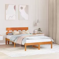 Lovos rėmas Ruda 140 x 190 cm Pušies medienos masyvas