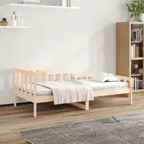 Lova be čiužinio, 80x200cm, pušies medienos masyvas