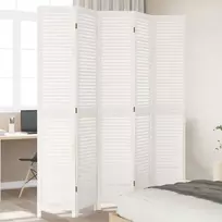 Kambario pertvara, 5 segmentai, retro balta, paulovnijos masyvas