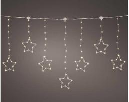 Lumineo Micro LED star twinkle koristevalosarja ulkokäyttöön, 120 x 60 cm