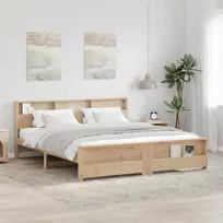 Lovos rėmas su galvūgalio Ruda 180 x 200 cm Apdirbta mediena