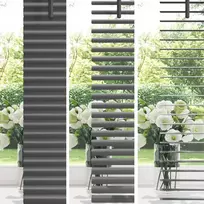 Venecijos žaliuzės Sidabrinė Pilka 150 x 110 cm 25 mm PVC