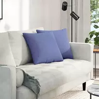 Sofa Pagalvės 2 pcs Džinsinės mėlynos 45 x 45 cm audinys