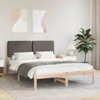 Lovo rėmas su apmuštu galvūgaliu Tortora 140 x 190 cm