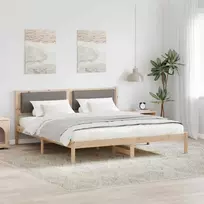Lovos rėmas Tortora 180 x 200 cm Kietos pušies mediena