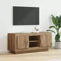 TV staliukas Televizoriaus spintelė 102 x 35 x 45 cm Amatininkų ąžuolas