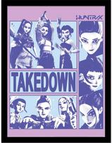 Pyramid KPop Demon Hunters Takedown Framed print