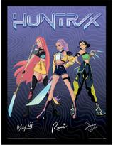 Plakatas Pyramid KPop Demon Hunters Huntrix Signature Framed print
