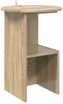 Šoninis stalas Sonoma ąžuolas Ø 39,5 x 55 cm Apdirbta mediena