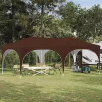 Pop-up šventinis palapinė 575 x 288 x 245 cm Ruda