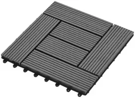 Terasinė Plytelė 11 pcs Pilka 30 x 30 cm MPK