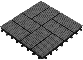 Terasinė Plytelė 11 pcs Pilka 30 x 30 cm MPK
