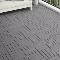 Terasinė Plytelė 3D dizainas 11 pcs Pilka 30 x 30 cm MPK