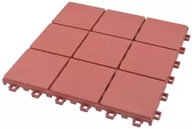 Terasinė Plytelė 10 pcs Raudona 305 x 305 x 22 cm